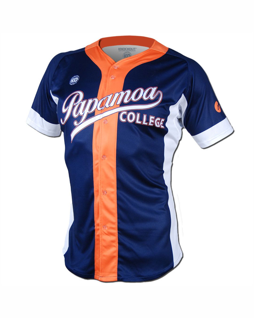 baseball team uniform red black gradient sublimated custom jersey