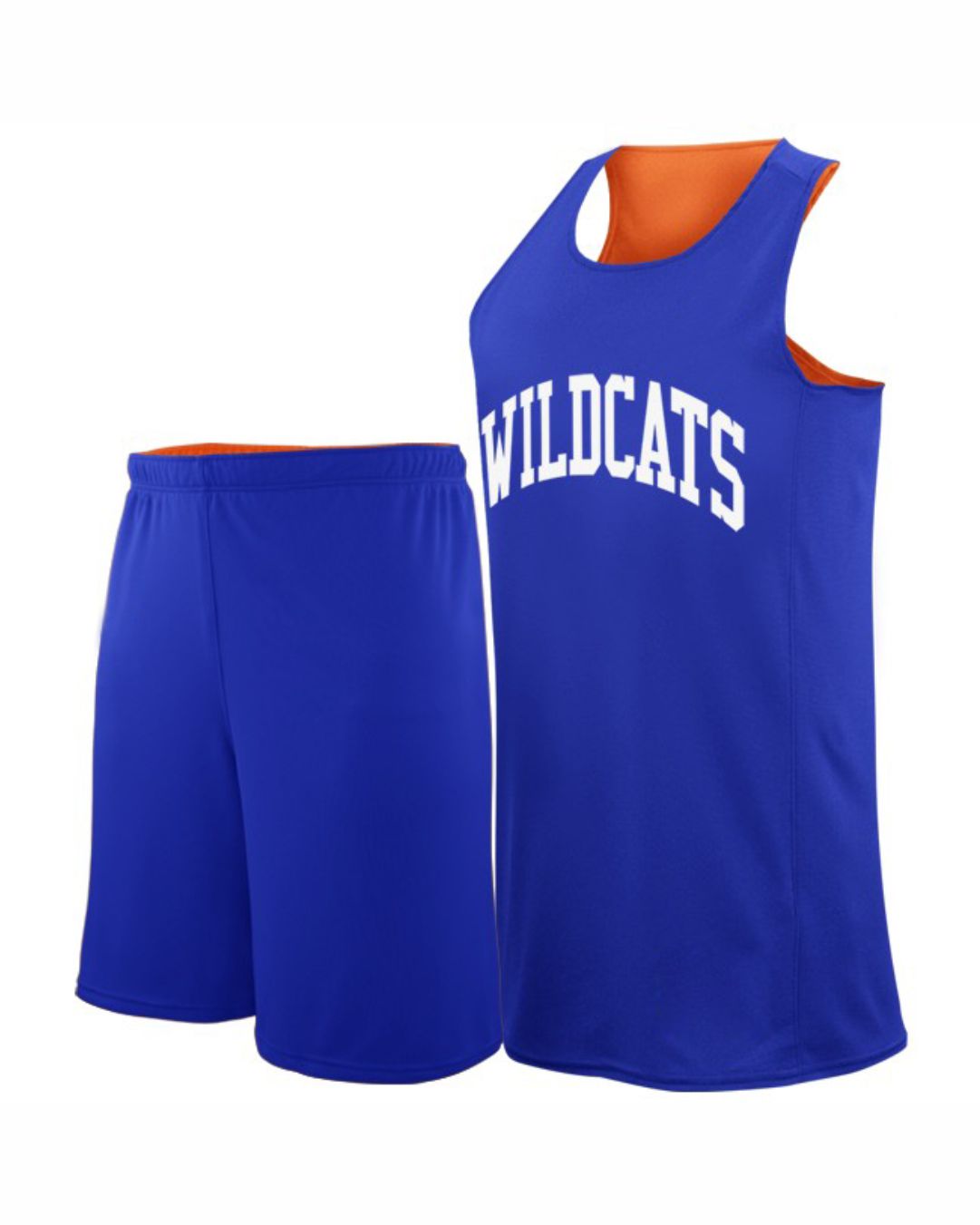 shooting kit custom sublimated basketball uniform green orange
