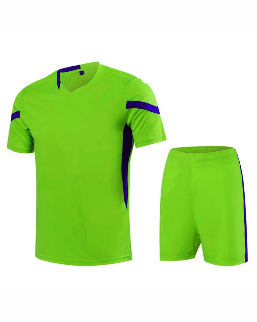 goalkeeper kit custom sublimated soccer uniform green orange