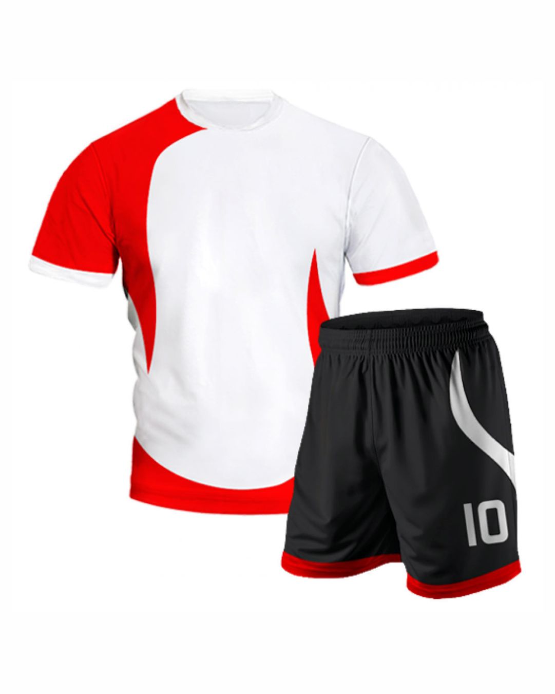 volleyball team uniform red black gradient sublimated custom jersey