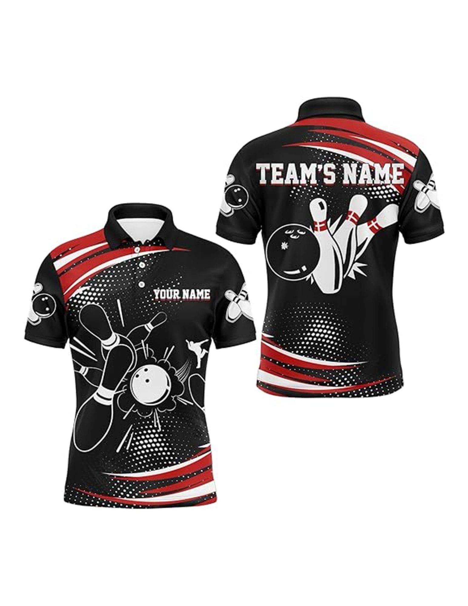 bowling team uniform sublimated printed Malinor Sports