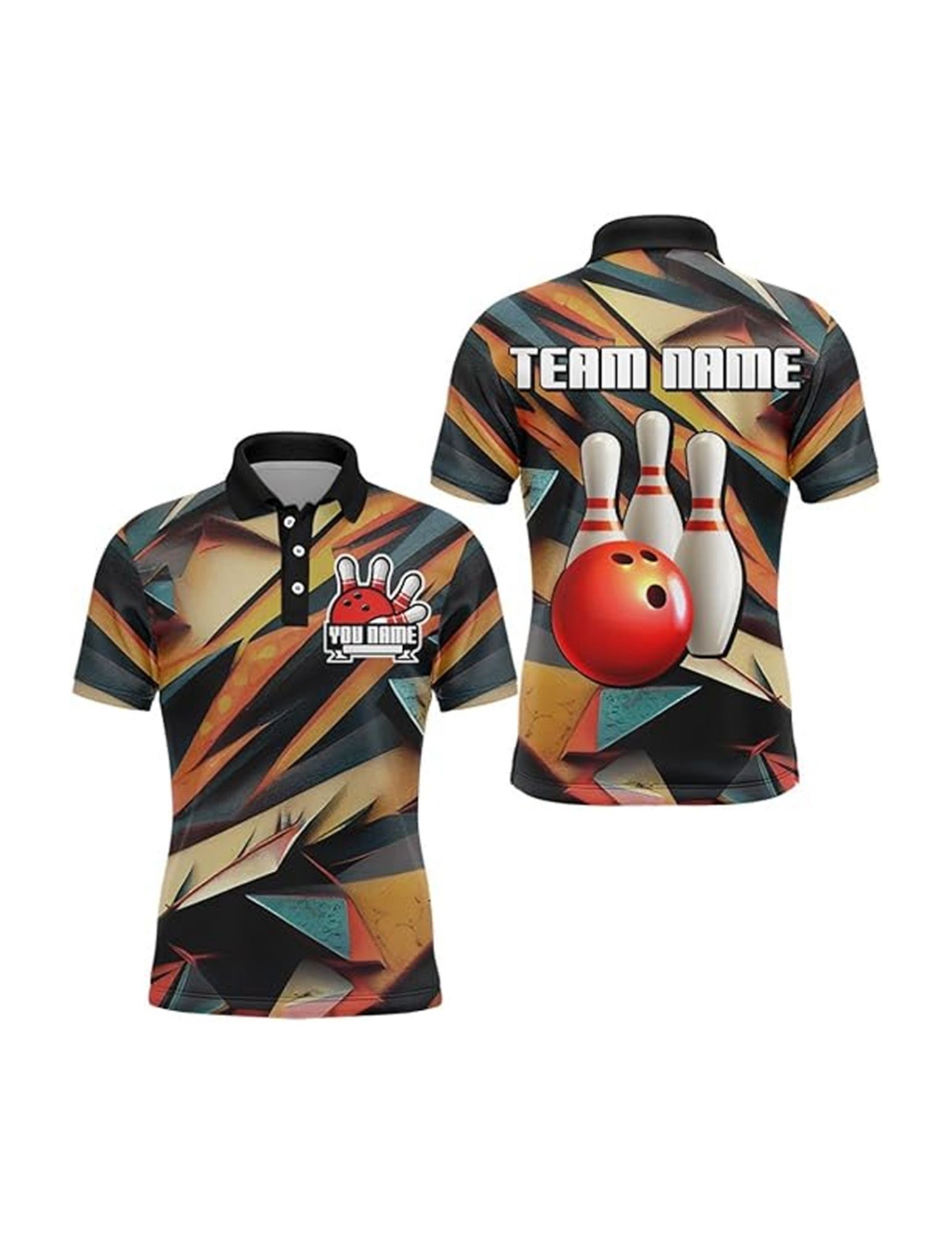 custom bowling shirt sublimated team uniform Malinor Sports