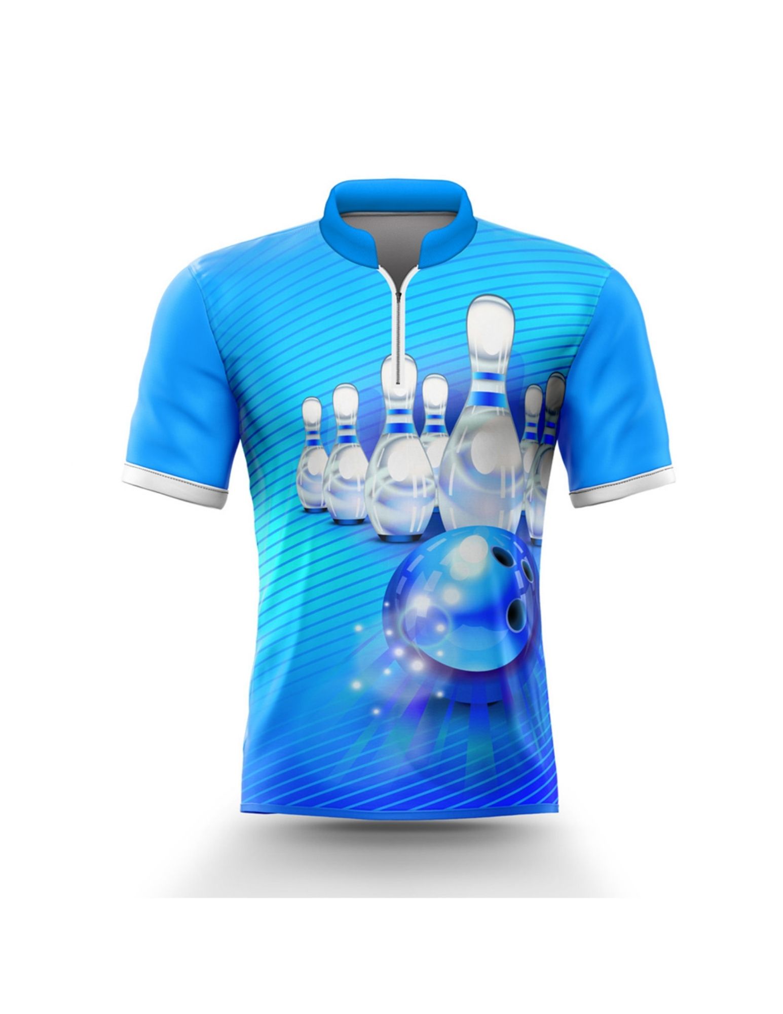 custom bowling apparel bulk order sublimated Malinor Sports