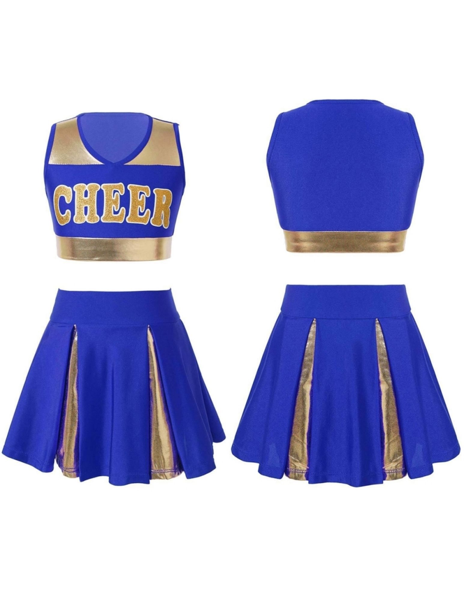 custom cheer uniform sublimated squad set Malinor Sports