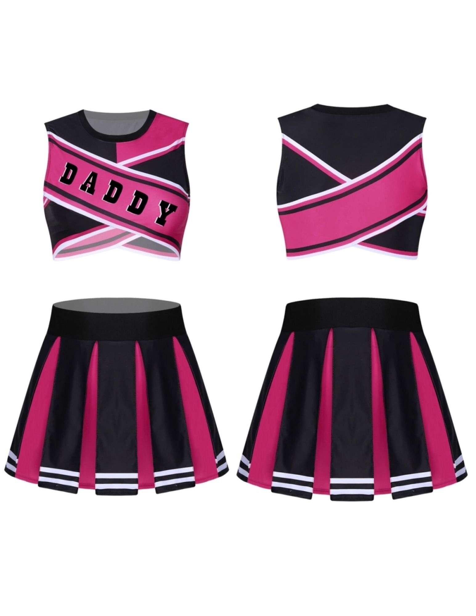sublimated cheerleading uniform custom design Malinor Sports