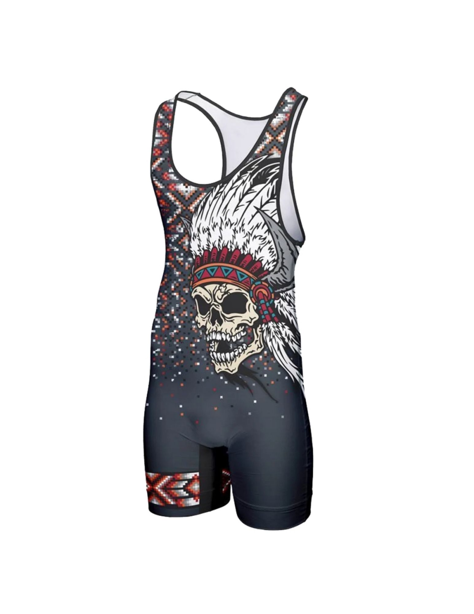 wrestling singlet sublimated custom print Malinor Sports